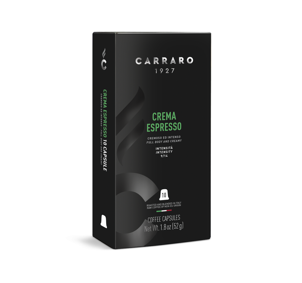 Crema Espresso – 10 capsule compatibili Nespresso®* - Caffè Carraro