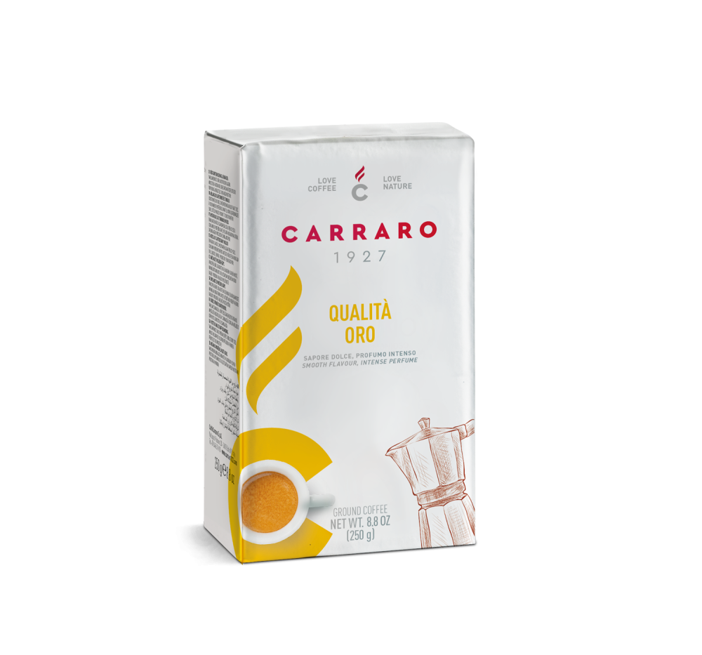 Qualità Oro – caffè macinato 250 g - Caffè Carraro