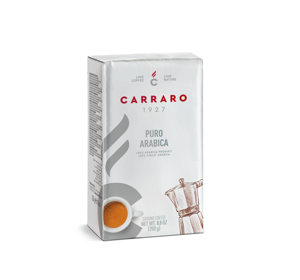 Puro Arabica – caffè macinato 250 g - Caffè Carraro