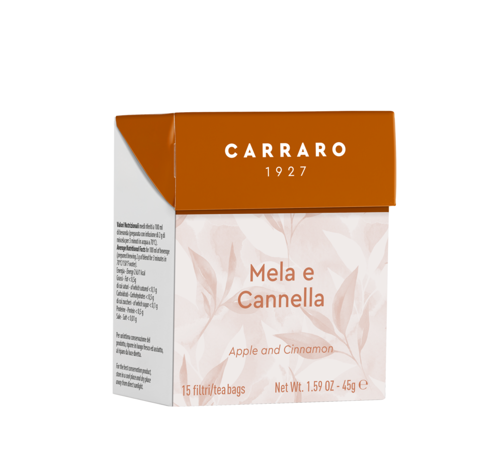 Mela e cannella – 15 bustine - Caffè Carraro