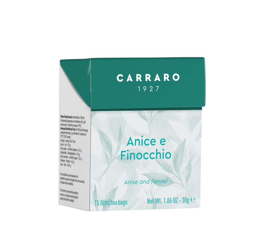 Anice e finocchio – 15 bustine - Caffè Carraro