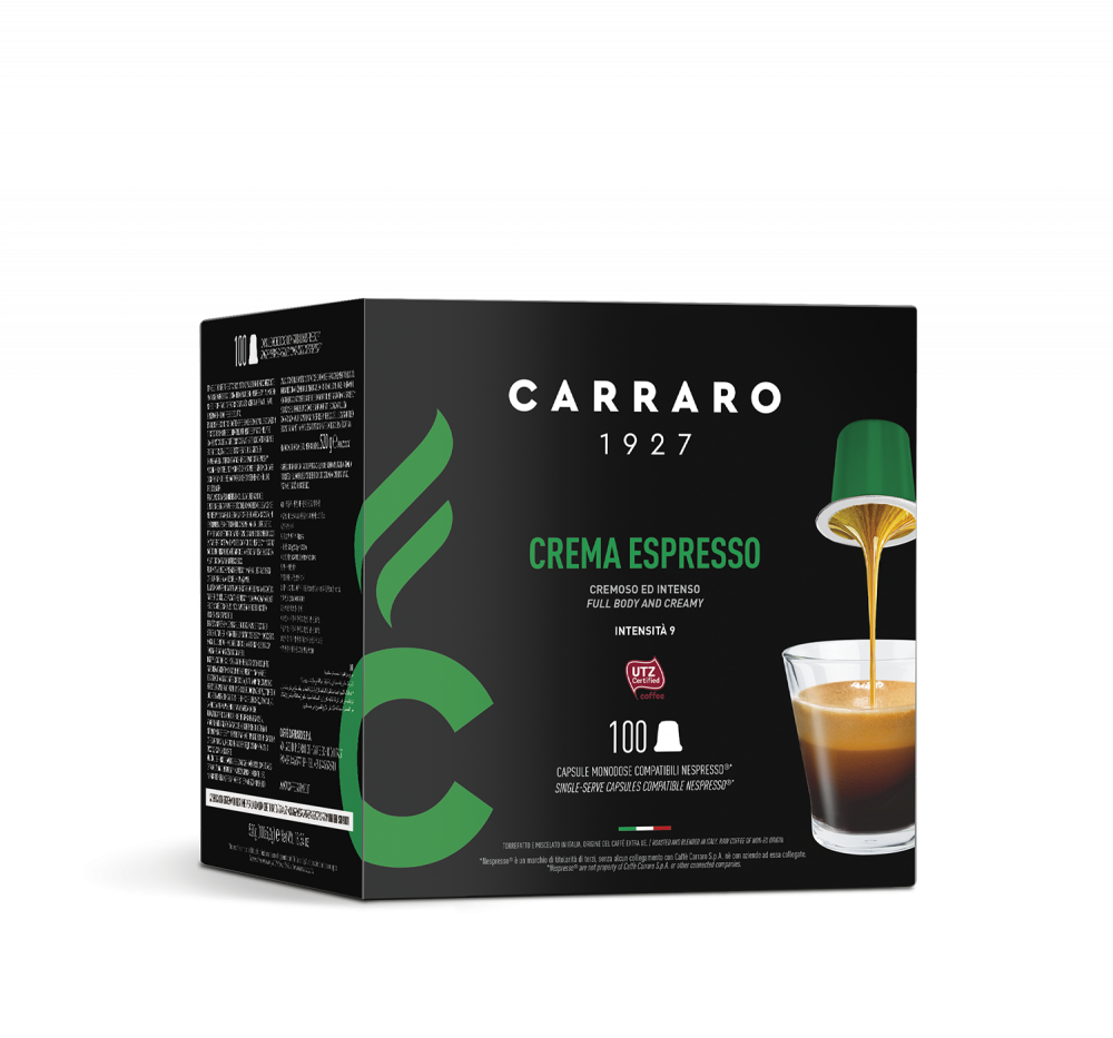 Crema Espresso – 100 capsules - Caffè Carraro