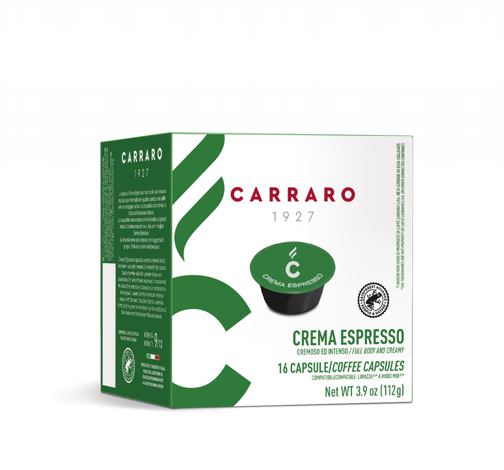 Crema Espresso – 16 capsules - Caffè Carraro