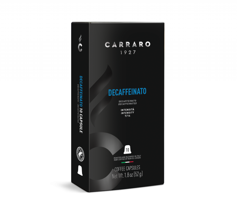 Decaffeinato – 10 Nespresso®* compatible capsules - Caffè Carraro