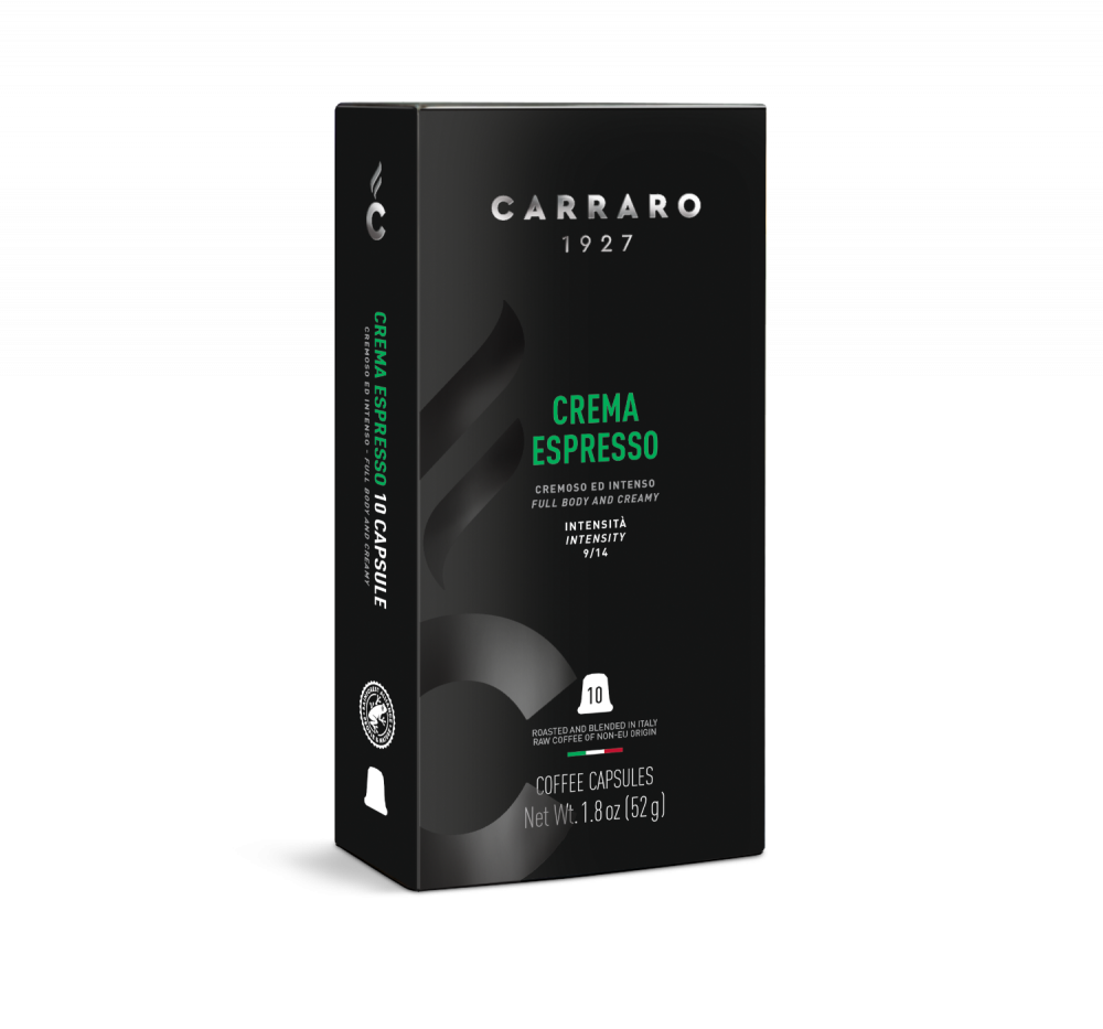 Crema Espresso – 10 Nespresso®* compatible capsules - Caffè Carraro