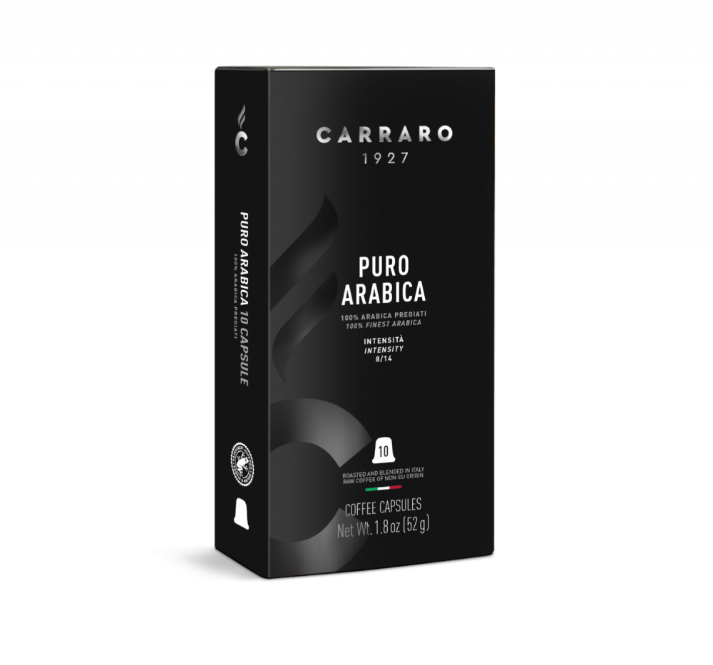 Puro Arabica – 10 capsule compatibili Nespresso®* - Caffè Carraro