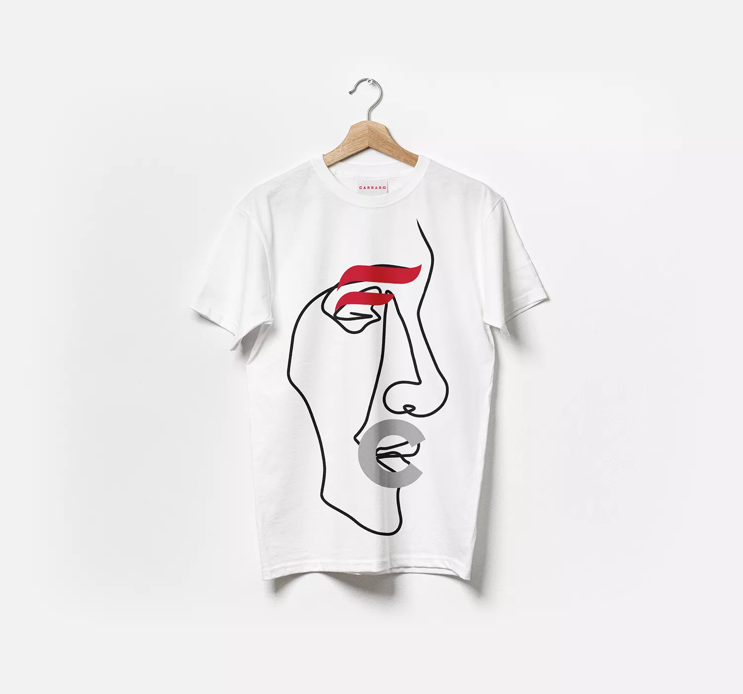 Merchandising - T-shirt – Woman / White - Shop online Caffè Carraro